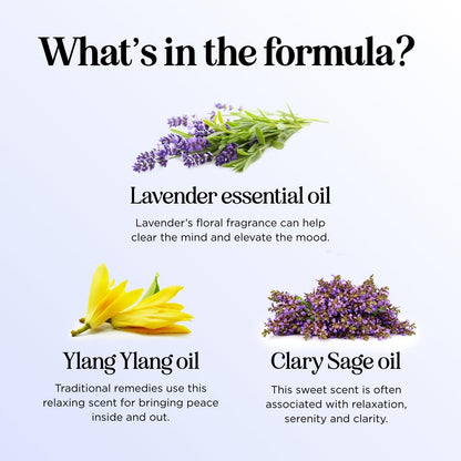 Sleep Essential Oil Blend for Diffuser - Dream Essential Oils for Diffusers Aromatherapy and Relaxation with Clary Sage Ylang-Ylang Roman Chamomile and Lavender Essential Oils for Sleep Time Support