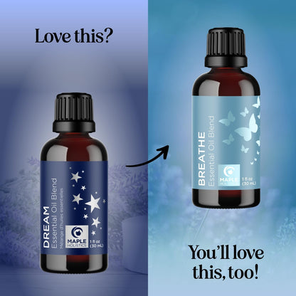 Sleep Essential Oil Blend for Diffuser - Dream Essential Oils for Diffusers Aromatherapy and Relaxation with Clary Sage Ylang-Ylang Roman Chamomile and Lavender Essential Oils for Sleep Time Support